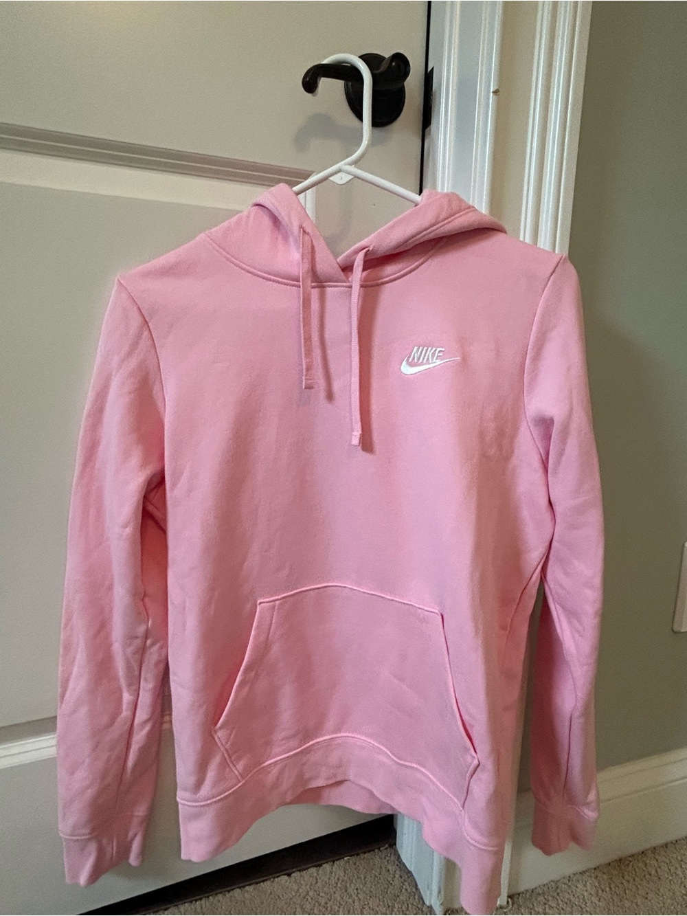 Nike Women's Light Pink Logo Hoodie